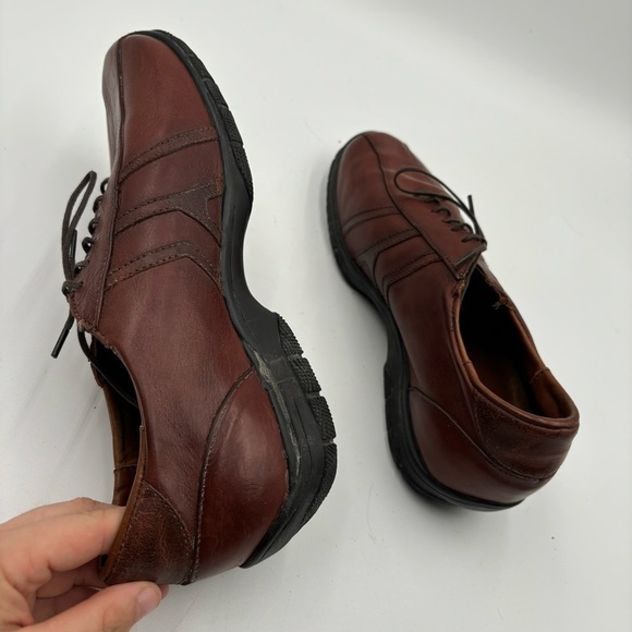 Allen Edmonds Men’s 8.5 Brown Leather Traveler Lace Up Loafers main image 7